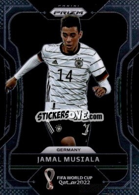 Sticker Jamal Musiala - FIFA World Cup Qatar 2022. Prizm - Panini