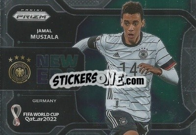 Figurina Jamal Musiala - FIFA World Cup Qatar 2022. Prizm - Panini