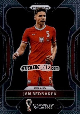Sticker Jan Bednarek - FIFA World Cup Qatar 2022. Prizm - Panini