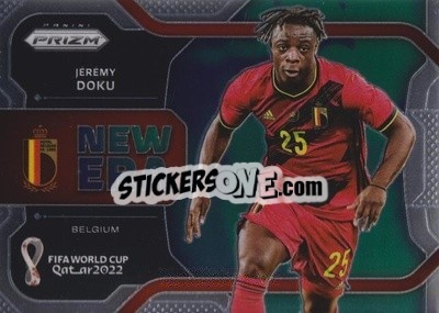 Sticker Jeremy Doku - FIFA World Cup Qatar 2022. Prizm - Panini