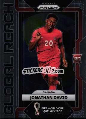 Sticker Jonathan David - FIFA World Cup Qatar 2022. Prizm - Panini