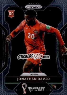 Sticker Jonathan David - FIFA World Cup Qatar 2022. Prizm - Panini