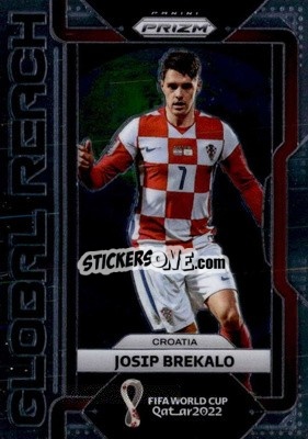 Sticker Josip Brekalo - FIFA World Cup Qatar 2022. Prizm - Panini