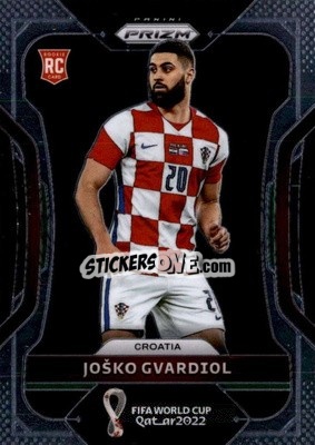 Sticker Josko Gvardiol - FIFA World Cup Qatar 2022. Prizm - Panini