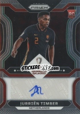 Cromo Jurrien Timber - FIFA World Cup Qatar 2022. Prizm - Panini