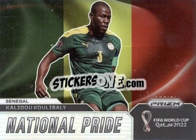 Sticker Kalidou Koulibaly - FIFA World Cup Qatar 2022. Prizm - Panini