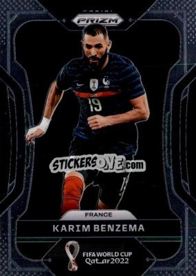 Cromo Karim Benzema - FIFA World Cup Qatar 2022. Prizm - Panini