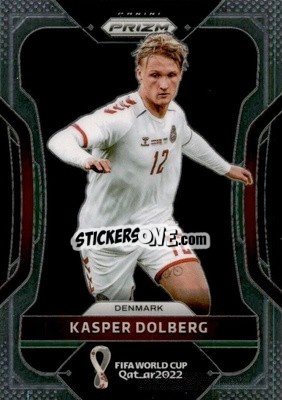 Sticker Kasper Dolberg - FIFA World Cup Qatar 2022. Prizm - Panini