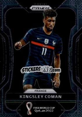 Sticker Kingsley Coman - FIFA World Cup Qatar 2022. Prizm - Panini