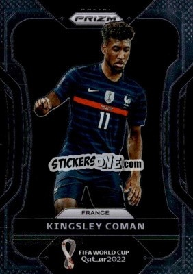 Figurina Kingsley Coman - FIFA World Cup Qatar 2022. Prizm - Panini