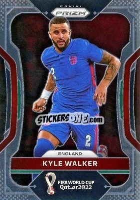 Figurina Kyle Walker - FIFA World Cup Qatar 2022. Prizm - Panini