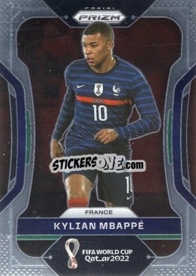 Sticker Kylian Mbappe - FIFA World Cup Qatar 2022. Prizm - Panini