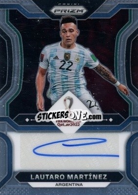 Sticker Lautaro Martinez - FIFA World Cup Qatar 2022. Prizm - Panini