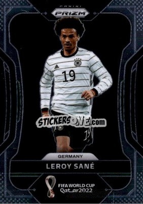 Cromo Leroy Sane - FIFA World Cup Qatar 2022. Prizm - Panini