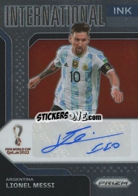 Cromo Lionel Messi - FIFA World Cup Qatar 2022. Prizm - Panini