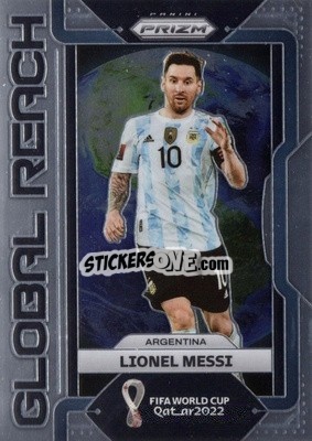 Sticker Lionel Messi - FIFA World Cup Qatar 2022. Prizm - Panini