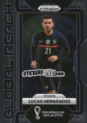 Cromo Lucas Hernandez - FIFA World Cup Qatar 2022. Prizm - Panini