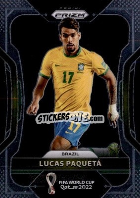 Figurina Lucas Paqueta - FIFA World Cup Qatar 2022. Prizm - Panini