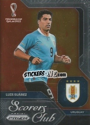 Sticker Luis Suarez - FIFA World Cup Qatar 2022. Prizm - Panini