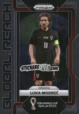 Sticker Luka Modric - FIFA World Cup Qatar 2022. Prizm - Panini