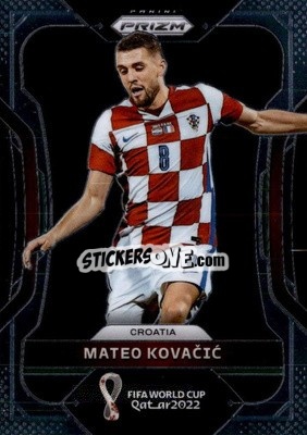 Figurina Mateo Kovacic - FIFA World Cup Qatar 2022. Prizm - Panini