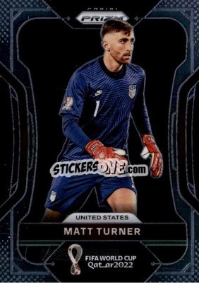 Sticker Matt Turner - FIFA World Cup Qatar 2022. Prizm - Panini