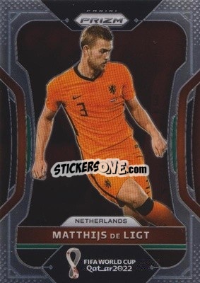 Sticker Matthijs de Ligt - FIFA World Cup Qatar 2022. Prizm - Panini