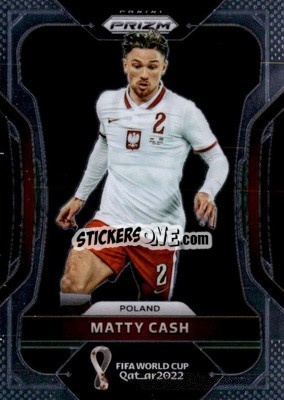 Sticker Matty Cash - FIFA World Cup Qatar 2022. Prizm - Panini