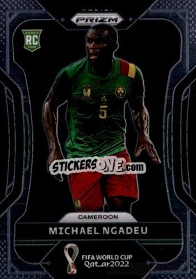 Sticker Michael Ngadeu - FIFA World Cup Qatar 2022. Prizm - Panini