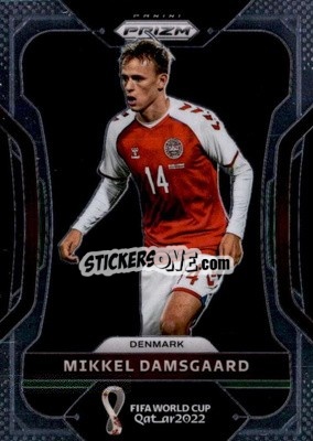 Cromo Mikkel Damsgaard - FIFA World Cup Qatar 2022. Prizm - Panini