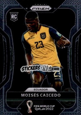 Sticker Moises Caicedo - FIFA World Cup Qatar 2022. Prizm - Panini