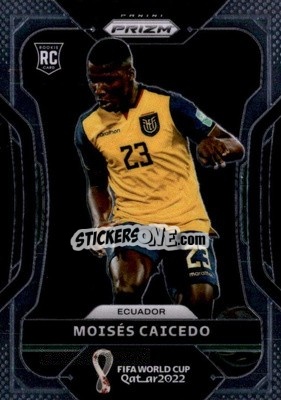 Figurina Moises Caicedo - FIFA World Cup Qatar 2022. Prizm - Panini