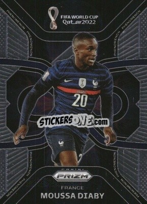 Cromo Moussa Diaby - FIFA World Cup Qatar 2022. Prizm - Panini