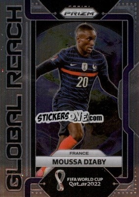 Sticker Moussa Diaby - FIFA World Cup Qatar 2022. Prizm - Panini