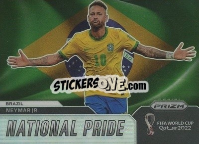 Sticker Neymar Jr - FIFA World Cup Qatar 2022. Prizm - Panini