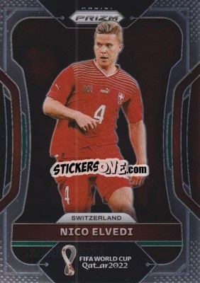 Figurina Nico Elvedi - FIFA World Cup Qatar 2022. Prizm - Panini