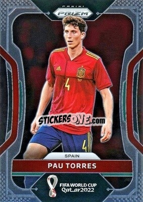 Figurina Pau Torres - FIFA World Cup Qatar 2022. Prizm - Panini