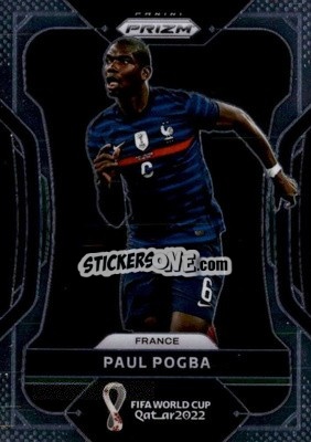 Figurina Paul Pogba - FIFA World Cup Qatar 2022. Prizm - Panini