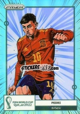 Figurina Pedri - FIFA World Cup Qatar 2022. Prizm - Panini