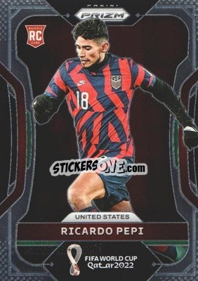 Cromo Ricardo Pepi - FIFA World Cup Qatar 2022. Prizm - Panini