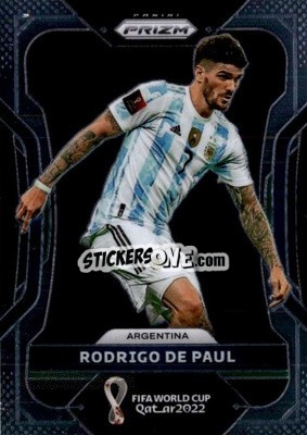 Sticker Rodrigo de Paul - FIFA World Cup Qatar 2022. Prizm - Panini