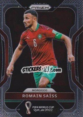 Sticker Romain Saiss - FIFA World Cup Qatar 2022. Prizm - Panini