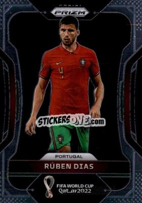 Sticker Ruben Dias - FIFA World Cup Qatar 2022. Prizm - Panini