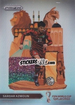 Sticker Sardar Azmoun - FIFA World Cup Qatar 2022. Prizm - Panini