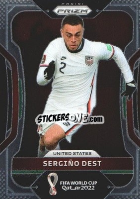 Sticker Sergino Dest - FIFA World Cup Qatar 2022. Prizm - Panini