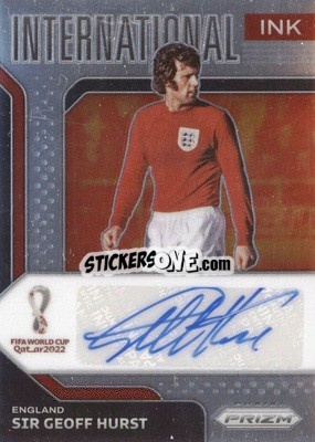 Sticker Sir Geoff Hurst - FIFA World Cup Qatar 2022. Prizm - Panini