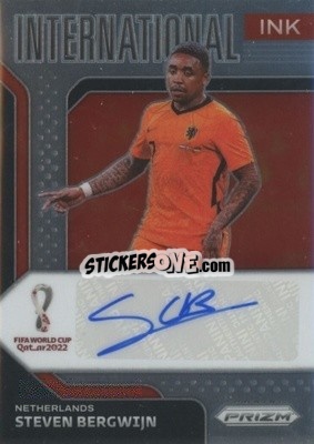 Figurina Steven Bergwijn - FIFA World Cup Qatar 2022. Prizm - Panini