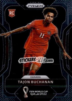 Figurina Tajon Buchanan - FIFA World Cup Qatar 2022. Prizm - Panini