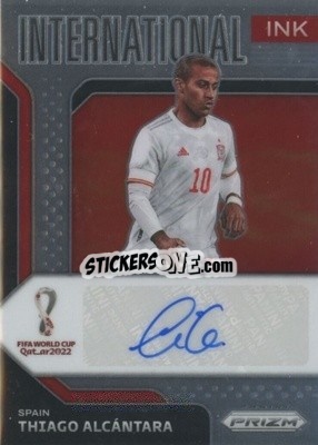 Figurina Thiago Alcantara - FIFA World Cup Qatar 2022. Prizm - Panini