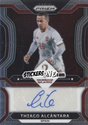 Sticker Thiago Alcantara - FIFA World Cup Qatar 2022. Prizm - Panini